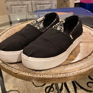 Toms Boardwalk Platform Alpargata shoes